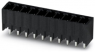 Pin header, 18 pole, pitch 3.81 mm, straight, black, 1828947