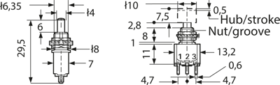 18535CD APEM Pushbutton Switches Image 2