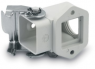 Bulkhead housing, size HA3, polyamide, M20, straight, longitudinal bow locking, IP65, 19515200