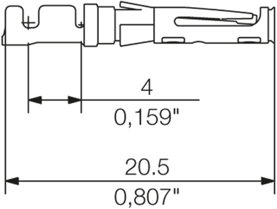 1423800000 Weidmüller Crimp Contacts Image 3