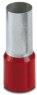 Insulated Wire end ferrule, 95 mm², 44 mm/25 mm long, red, 3201853