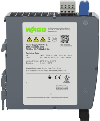 2787-2346/000-030 WAGO DIN Rail Power Supplies Image 2