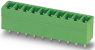 Pin header, 6 pole, pitch 3.81 mm, straight, green, 1803468