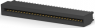 Socket header, 56 pole, pitch 2.54 mm, straight, black, 5530843-6
