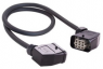 Connection line, 2 m, plug angled to socket angled, AWG 14, 20871453002200