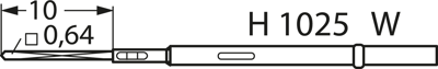 H 1025 W PTR Accessories for Contact Probes