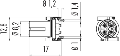 09 0442 601 04 binder Sensor-Actuator Connectors Image 2