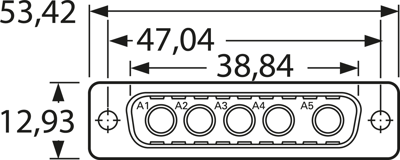 3005W5SXX99A10X CONEC D-Sub Connectors Image 4