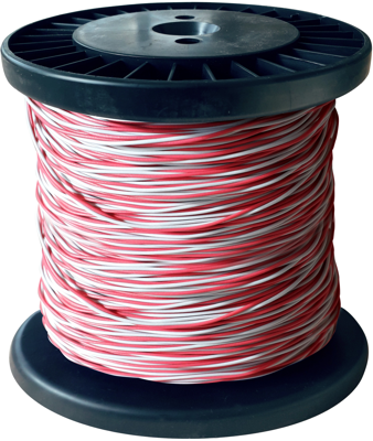 YV 2X0,8/1,4 WEISS/ROT Insulated stranded wires