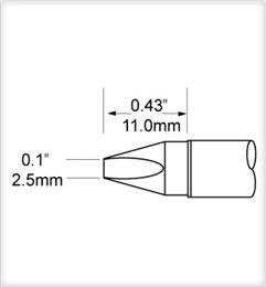 STV-CH25 METCAL Soldering tips, desoldering tips and hot air nozzles Image 3