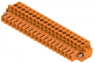 Socket header, 19 pole, pitch 3.5 mm, straight, orange, 1620780000