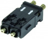 SC plug, POF, plastic, black, 09350024003