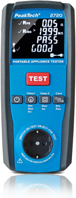 P 2720 PeakTech VDE-Testers, Equipment Testers