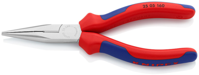 25 05 160 Knipex Flat Nose Pliers, Snipe Nose Pliers, Round Nose Pliers, Needle Nose Pliers