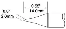 SFV-DRH20 METCAL Soldering tips, desoldering tips and hot air nozzles