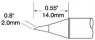 SFV-DRH20 METCAL Soldering tips, desoldering tips and hot air nozzles