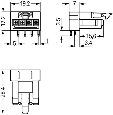 890-804/011-000 WAGO Device Connectors Image 2