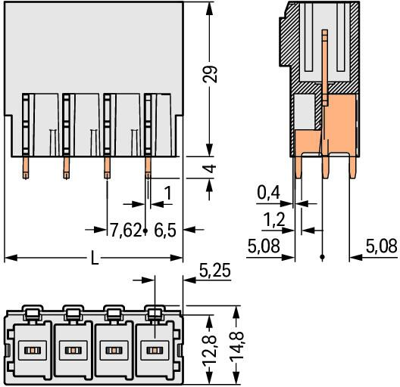 831-3606 WAGO PCB Connection Systems Image 5