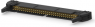 Pin header, 64 pole, pitch 2.54 mm, straight, black, 1-5499922-2