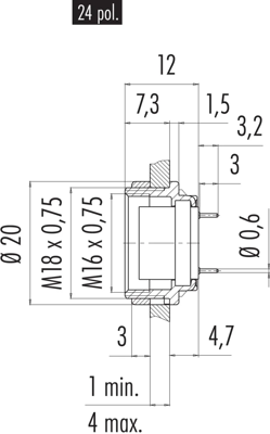 09 0198 90 24 binder Other Circular Connectors Image 2