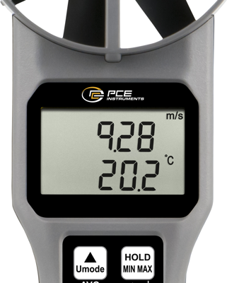 PCE-VA 20 PCE Instruments Anemometers, Gas and Pressure Measuring Instruments Image 2