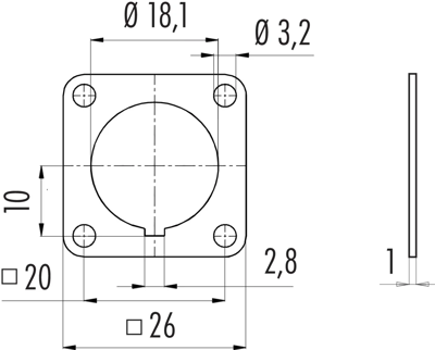 04 0106 001 binder Accessories for Industrial Connectors Image 2