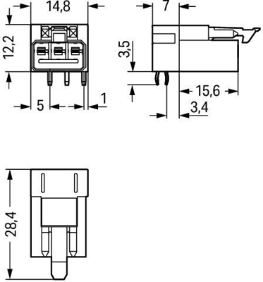 890-813/011-000 WAGO Device Connectors Image 2