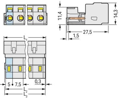 723-602/032-000 WAGO PCB Connection Systems Image 2