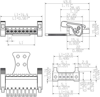 2443030000 Weidmüller PCB Connection Systems Image 3