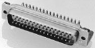 D-Sub connector, 25 pole, standard, angled, solder pin, 1757835-3