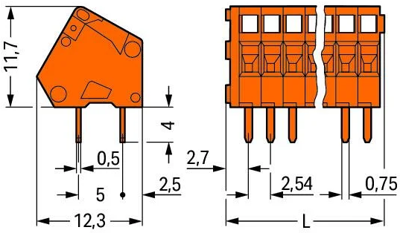 233-410 WAGO PCB Terminal Blocks Image 2