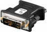 Adapter DVI-A male to VGA female, black
