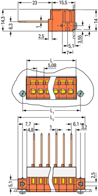 731-167/048-000 WAGO PCB Connection Systems Image 2