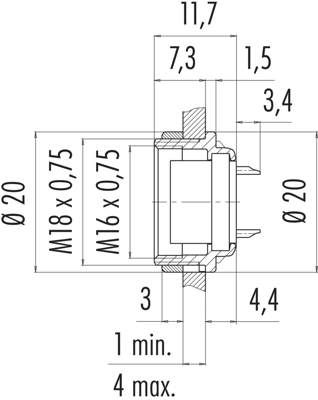 09 0340 80 16 binder Other Circular Connectors Image 2