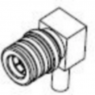 QMA plug 50 Ω, RG-174, RG-188, RG-316, LMR-100A, Belden 7805A, RG-174LL, solder connection, angled, 930-118P-51A