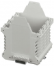 Plastic housing lower part, (L x W x H) 107.3 x 90.4 x 99 mm, light gray, IP20, 2200540