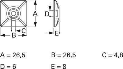 1105AA01AS fastpoint Cable Holders Image 2