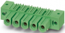 Socket header, 7 pole, pitch 10.16 mm, angled, green, 1969661