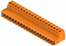 Pin header, 19 pole, pitch 5.08 mm, straight, orange, 1645170000