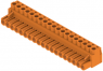 Pin header, 19 pole, pitch 5.08 mm, straight, orange, 1943750000