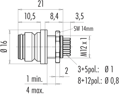 99 9136 090 12 binder Other Circular Connectors Image 2