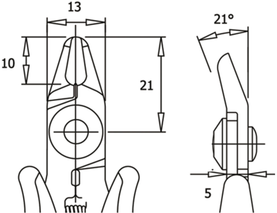 5000-SD Wetec Side Cutters, Tip Cutters Image 2