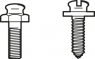 Snap-on terminal, C-184M3, 4.5 mm with M 3 threaded pin, C-184M3