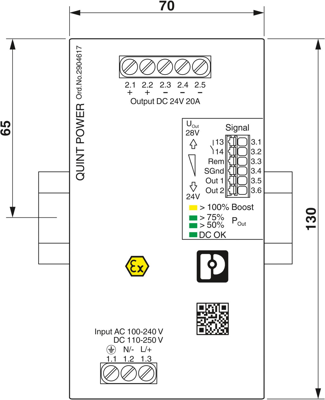 2904617 Phoenix Contact DIN Rail Power Supplies Image 2