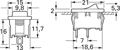 1801.6222 Marquardt Rocker Switches Image 2