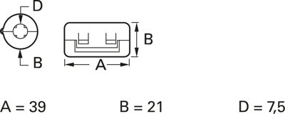 600 03 25 SCHWARZ Thora Ferrite cable cores Image 2