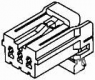 Socket, 4 pole, straight, 1 row, yellow, 174922-7