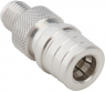 Coaxial adapter, 50 Ω, QMA plug to SMA socket, straight, 242261