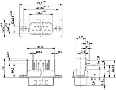 1654824 Phoenix Contact D-Sub Connectors Image 2