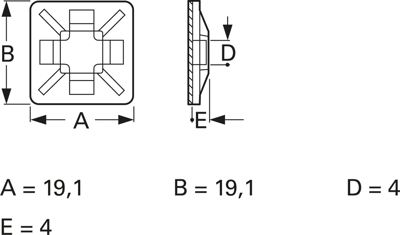 10551AA00AS fastpoint Cable Holders Image 2